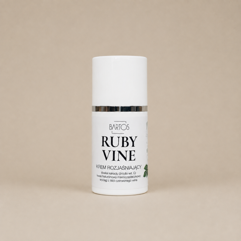 krem Ruby Vine rozjaśniający 15ml do cery naczyniowej Bartos