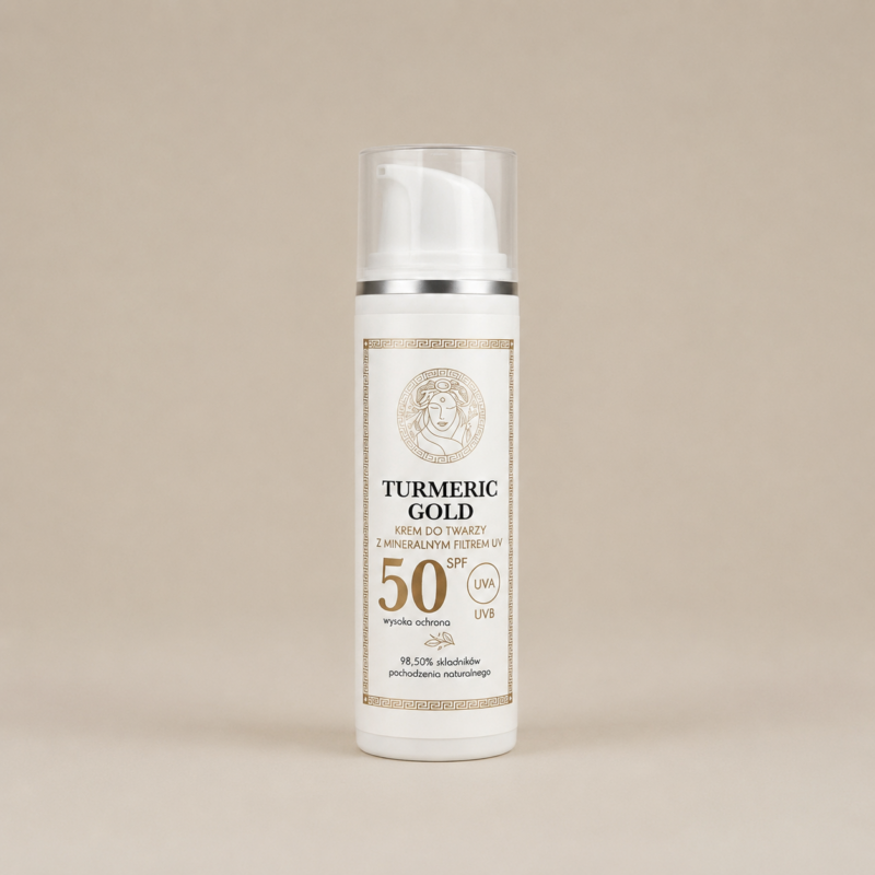 krem z kurkumą Turmeric Gold SPF 50